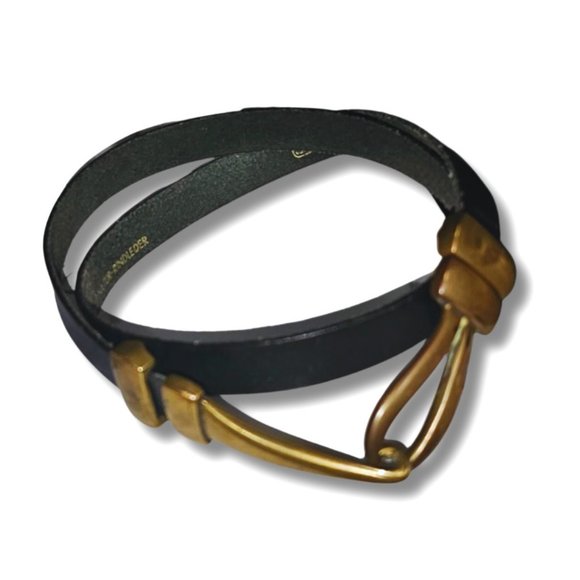 Schuchard & Friese Women's Echtes Leder Black Belt - Picture 1 of 5